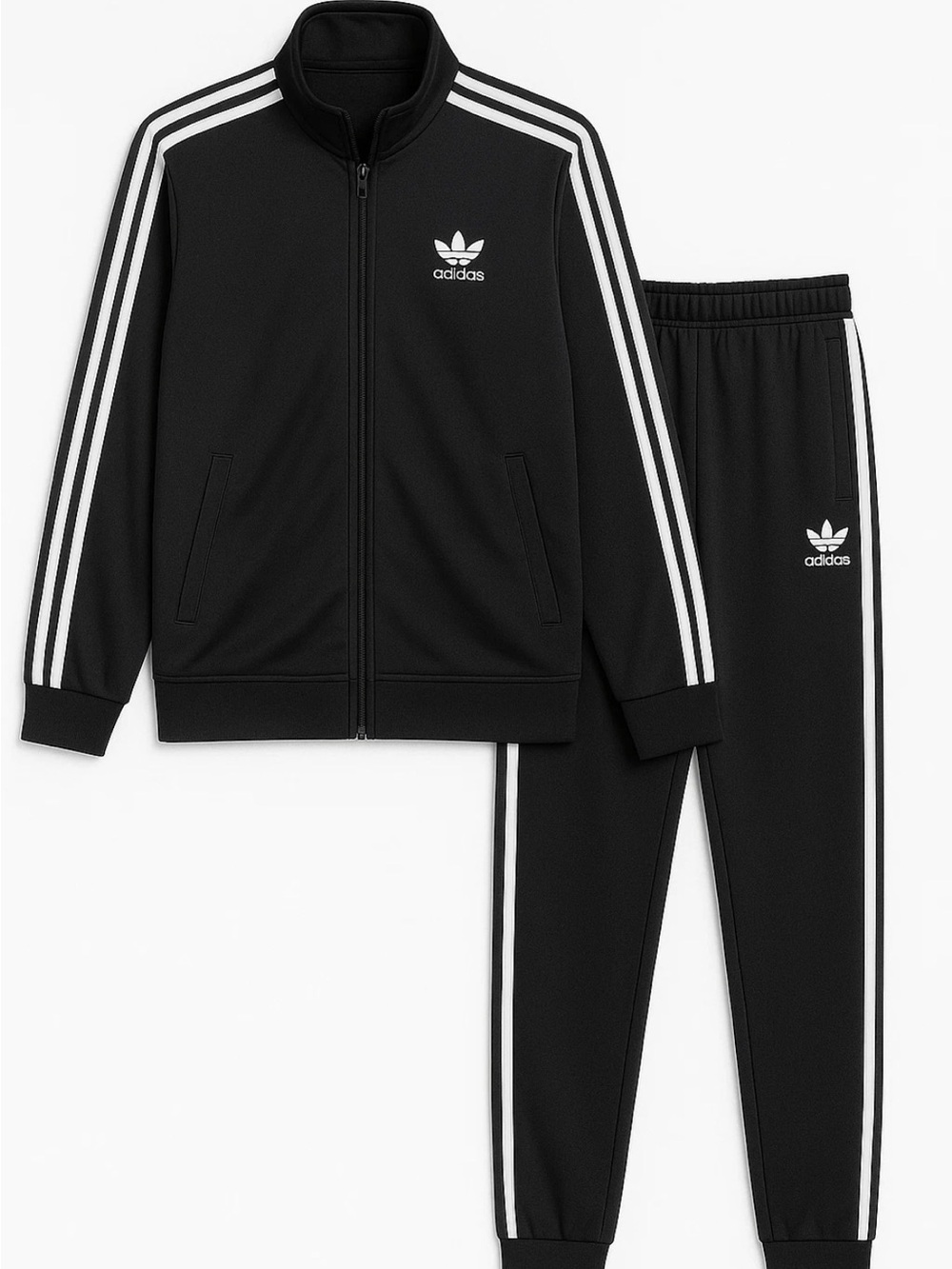 Adidas Men's 3-Stripes Tricot Track Suit Jacket & Pants Size- Small NEW